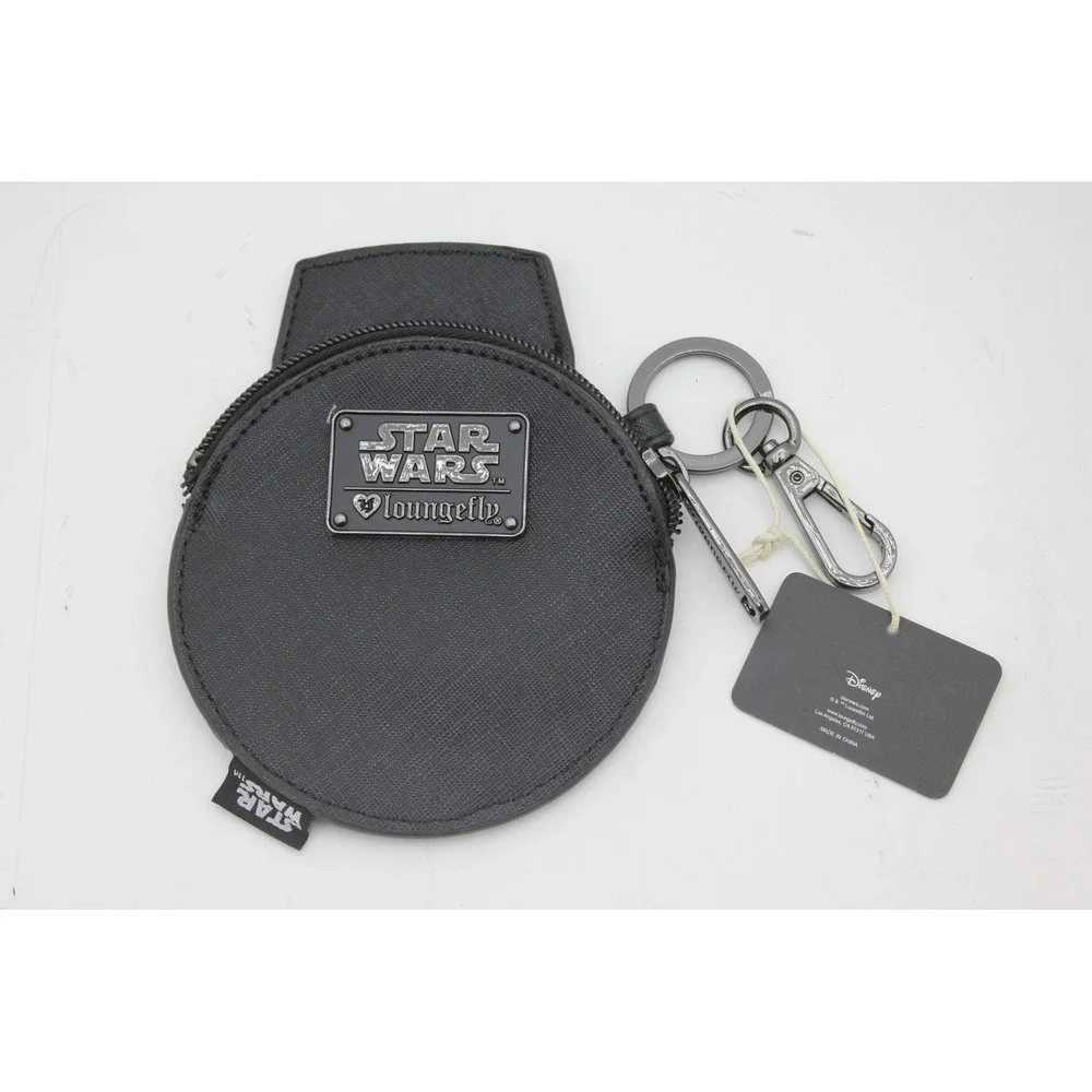 Loungefly Star Wars BB-9E Droid Coin Pouch‎ Keychain Bag Charm Black New NWT